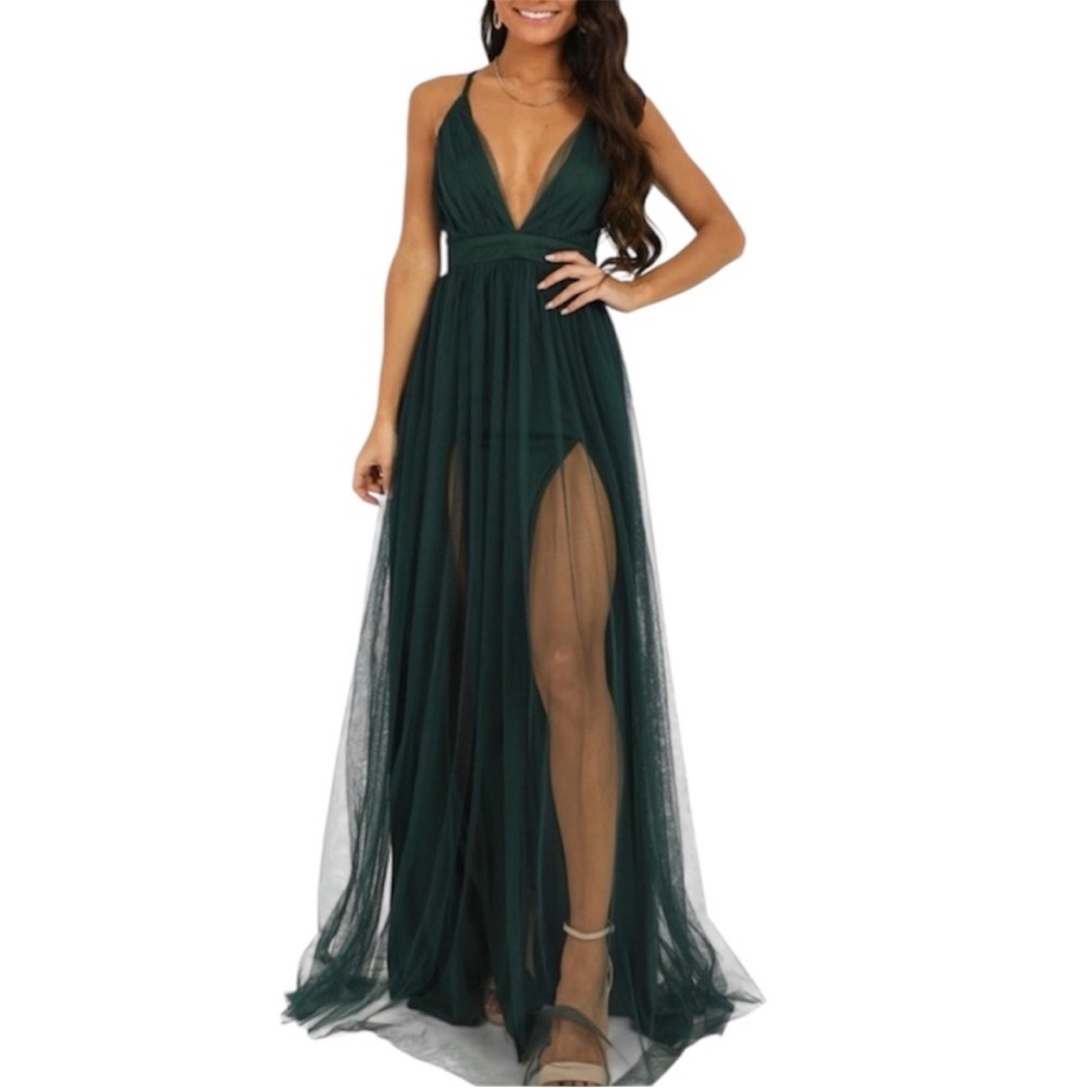 Showpo Like a Vision Maxi Dress - Picture 1 of 11